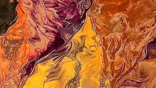 WONDERFUL DESIGN TO TRY WITH YOUR DUTCH POUR!! #art #acrylicpouring #pourpainting #fluidart