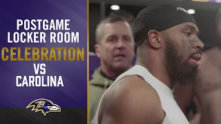 John Harbaugh Hands Out Game Balls After Win Over Panthers | Baltimore Ravens