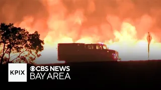 Rapid rise of Corral Fire near Tracy surprises emergency crews and residents