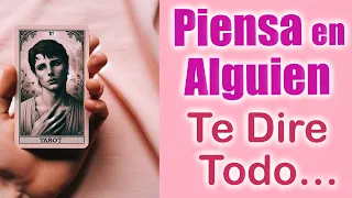 PIENSA en ALGUIEN y TE DESCUBRO TODO SOBRE ÉL o ELLA 💥💝❓ Tarot Amor Interactivo y Canalización