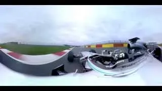 F1 2014 Nico Rosberg Mercedes AMG F1 W05 Onboard 360