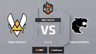 [RU] Vitality vs FURIA | Map 1 – Inferno | Grand Final | ECS Season 7 Finals