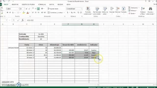 Control en excel para llevar consumos y rendimiento de vehículos