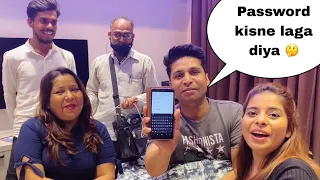 Password kisne laga diya bhai 🤔@SakshiLehri @ShikhaLehri |Mani Lehri vlogs