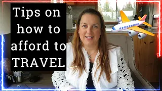 Tips how to afford to travel // Saving $ for travel // Frugal vacations // Cheap Trips