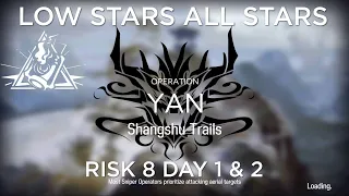 Arknights CC#9 Day 1 & 2 Risk 8 with Challenge Guide Low Stars All Stars