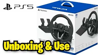 HORI Racing Wheel Apex For PS5, PS4 PC RWA Unboxing & Use GT