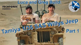 Building the Tamiya 1/35 SAS Jeep With Luca and Greg (Part 1)