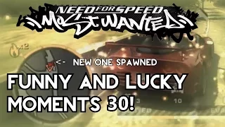 Funny And Lucky Moments - NFS Most Wanted - Ep.30