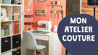 🔨 SET UP A SMALL COUTURE SPACE IN YOUR LIVING ROOM - All my tips and advice to get there!