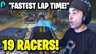 Summit1g POPS OFF in 19 PLAYER RACE with FASTEST LAP TIME! | GTA 5 NoPixel RP