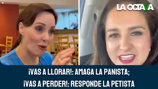 LILLY TÉLLEZ AMENAZA a su OPONENTE al SENADO por SONORA y la PETISTA la RETA a DEBATIR