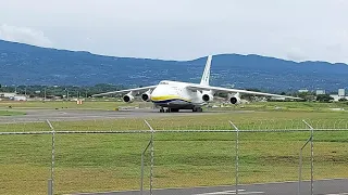 Aterrizaje Antonov AN-124 en Costa Rica Aeropuerto Juan Santamaria