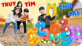 Thử Thách Đi Tìm Chữ Cái Và Đồ Ăn Theo Alphabet Lore ♥ Min Min TV Minh Khoa