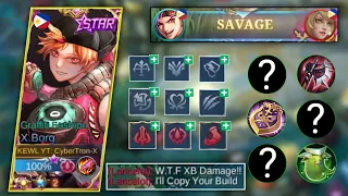 NEW X.BORG BURST BUILD & EMBLEM SET 2023 = AUTO SAVAGE!! - MLBB