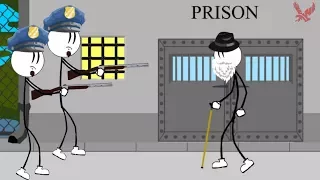 Stickman Jailbreak 7 Gameplay - Old Stickman Escape