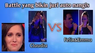 Battle round Claudia Vs Felix and Emma say something !! Mereka luar biasa selamat Claudia