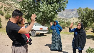 Sakineh's sad farewell to Saifullah and Arad 😢 / Nomadic lifestyle documentary