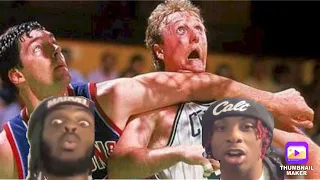 LARRY GOT HANDS!! Ki & Jdot Reacts to Larry Bird Fights/Heated Moments