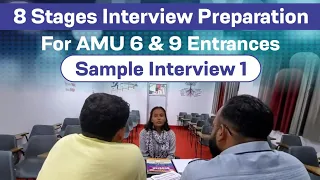 Sample Interview 7 | Nisha Sharma | 78 Marks | AMU 9th Entrance | Image Classes