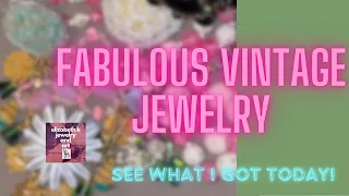 Unboxing and Haul of Fabulous Vintage Jewelry from Local Thrift Shop and More