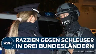 BERLIN, BRANDENBURG, SACHSEN-ANHALT: Großrazzia gegen Schleuserbanden in Berlin und Brandenburg