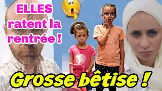 GROSSE BÊTISES ! ELLES RATENT la RENTREE SCOLAIRE ! ELLES ONT FAIT EXPRES ?