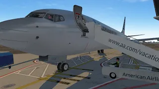 X Plane 11 KLGA-KORD B738 Virtual American Airlines [VATSIM]