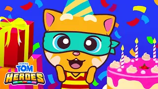 Heroic Birthday Celebration! 🎂🥳 Talking Tom Heroes Cartoon Collection