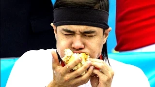 Matt Stonie Downs 62 Hot Dogs To Defeat Joey Chestnut