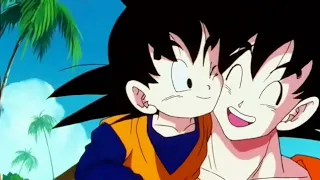 Goku meets his son Goten for first time, Vegeta destroyed punching machine ll By Badass Anime