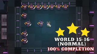 Guardian Tales | World 15-16(Normal) 100% Completion | Interfering Signal Source