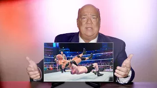 Paul Heyman rewatches Brock vs. Goldberg from WrestleMania 33: WWE Playback
