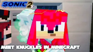 Sonic The Hedgehog 2 Movie "Meet Knuckles" In Minecraft (2022) | Kiandra Recreations