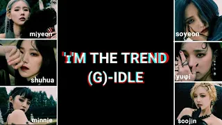 [RUS SAB] [Рус.саб] 'i'M THE TREND — (G)-IDLE / ПЕРЕВОД НА РУССКИЙ/ • ТЕКСТ • ПЕРЕВОД • КИРИЛЛИЗАЦИЯ