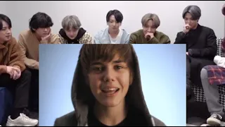 BTS reaction -JUSTIN BIEBER -one time💖💖