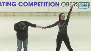 Elisabetta Venturi - Alessandro Cringoli. Oberstdorf 2019. Adult Pairs FS. 3 place