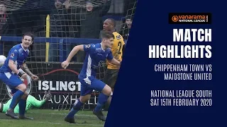 Chippenham Town vs Maidstone United | National League South Highlights, Sat 15th Feb 2020