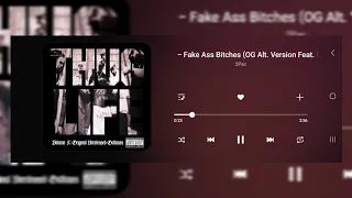 2Pac - Fake Ass Bitches (Instrumental)(OG Vibe)[HD Enhanced] 4K