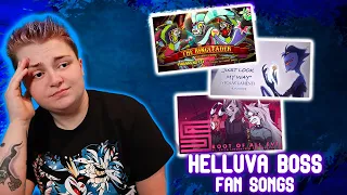 Reacting to Helluva Boss Fan-songs (The Ringleader, Look My Way, Root of All Evil)