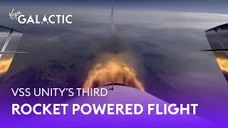 VSS Unity's Third Rocket Powered Flight