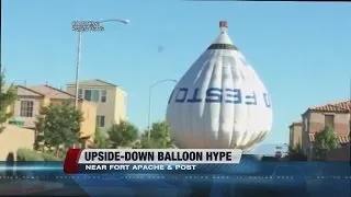 Upside down ballon worries