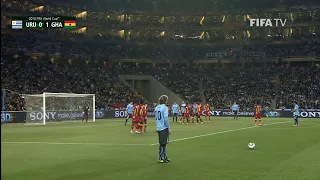 Diego Forlán freekick goal vs Ghana