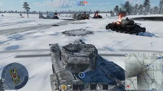 War Thunder; Churchill Crocodile; Playing this tank is a very frustrating experience; Ground Arcade