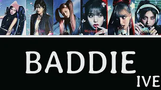 IVE - BADDIE - Color Coded Lyrics