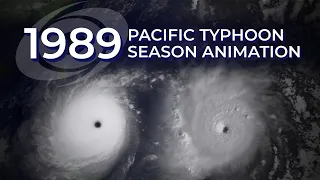 1989 Pacific Typhoon Season Animation