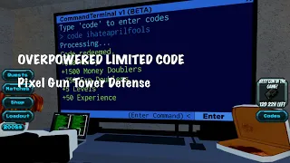 Pixel Gun Tower Defense *OP CODE*