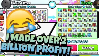 #11 | 🔥📈I MADE OVER 2 BILLION PROFIT WITH THIS METHOD!🤫 | PS99 TRADING MONTAGE | PET SIMULATOR 99