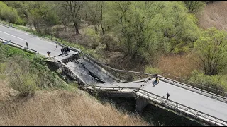 Паралізована траса: на дорозі "Луцьк - Львів" обвалився міст