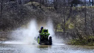Tip Tow, Then Giver. Can-Am Renegade Xmr Mud Ride